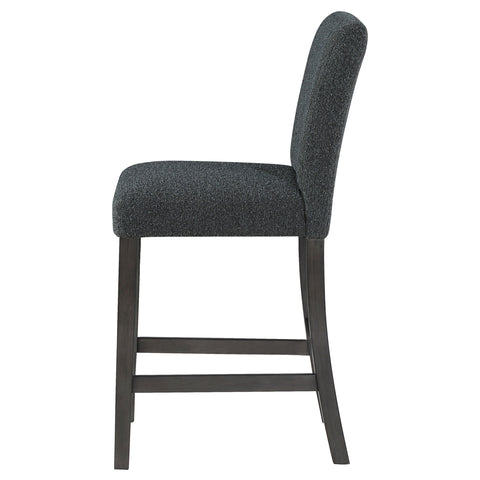 Airell Boucle Upholstered Counter Chair Black (Set of 2)Black