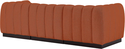 Porter Cognac Chenille Fabric Modular Sofa S101