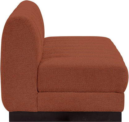 Porter Cognac Chenille Fabric Modular Sofa S64