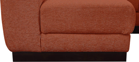 Porter Cognac Chenille Fabric Modular Sectional Sec6C
