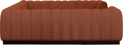 Porter Cognac Chenille Fabric Modular Sectional Sec8C