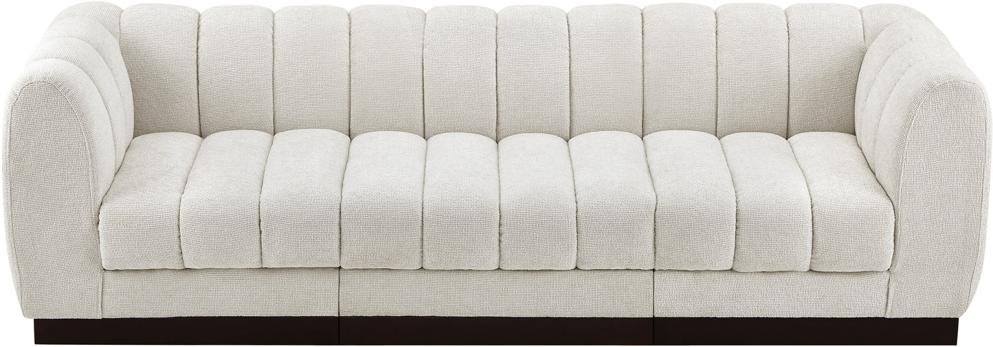 porter cream chenille fabric modular sofa s101