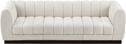 Porter Cream Chenille Fabric Modular Sofa S101