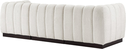 Porter Cream Chenille Fabric Modular Sofa S101