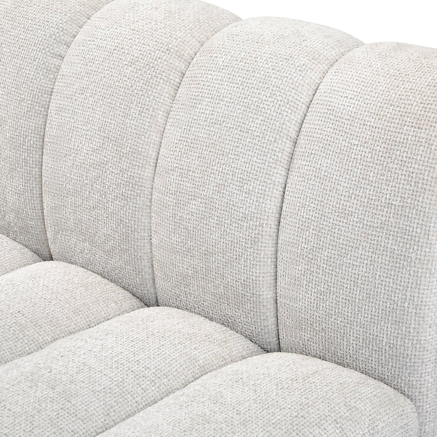 porter cream chenille fabric modular sofa s101