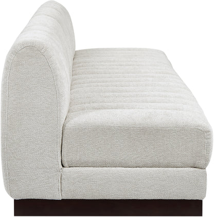 Porter Cream Chenille Fabric Modular Sofa S128