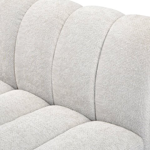 Porter Cream Chenille Fabric Modular Sofa S133