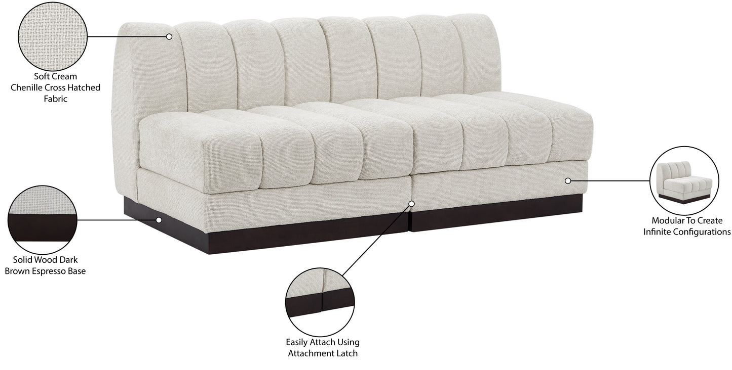 porter cream chenille fabric modular sofa s64