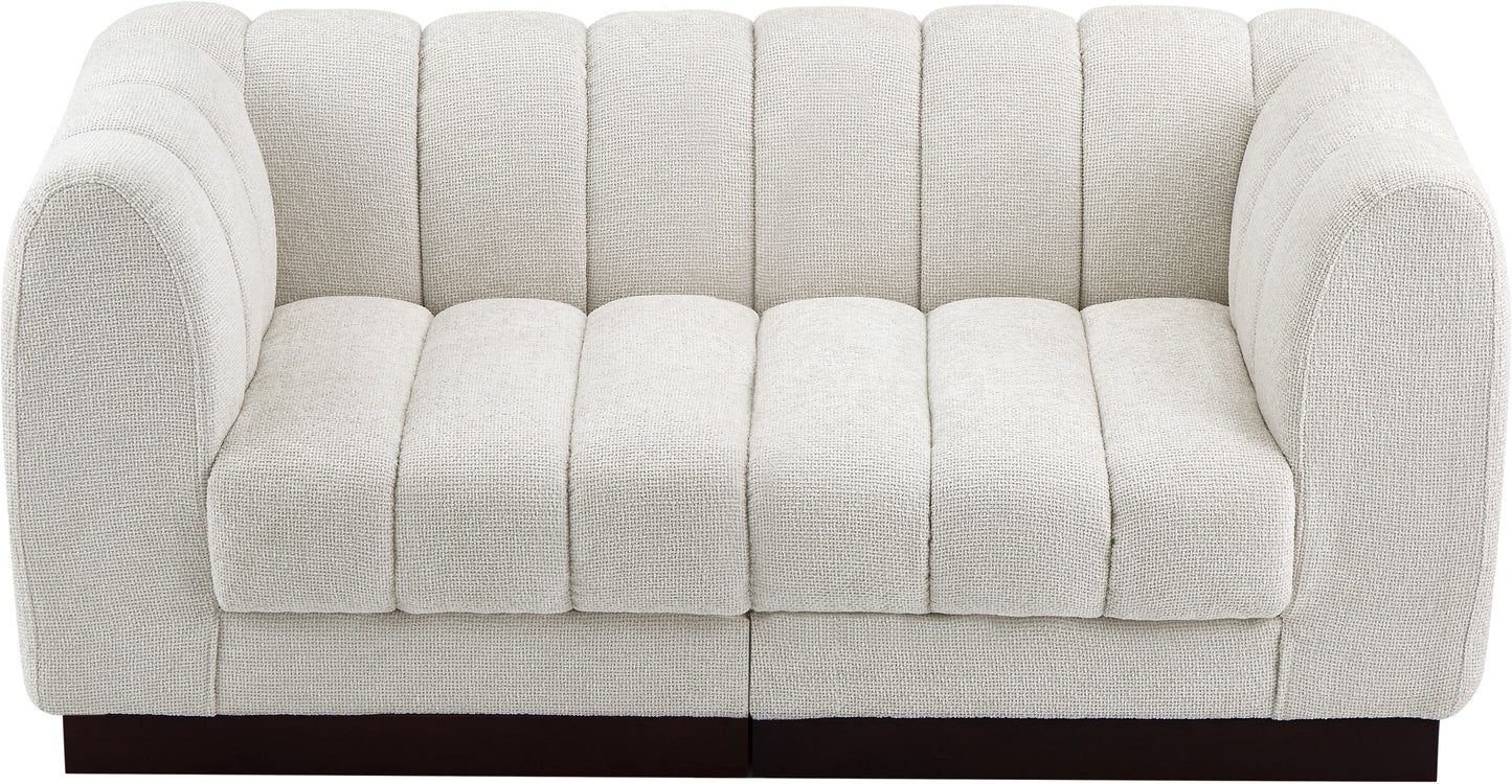 porter cream chenille fabric modular sofa s69