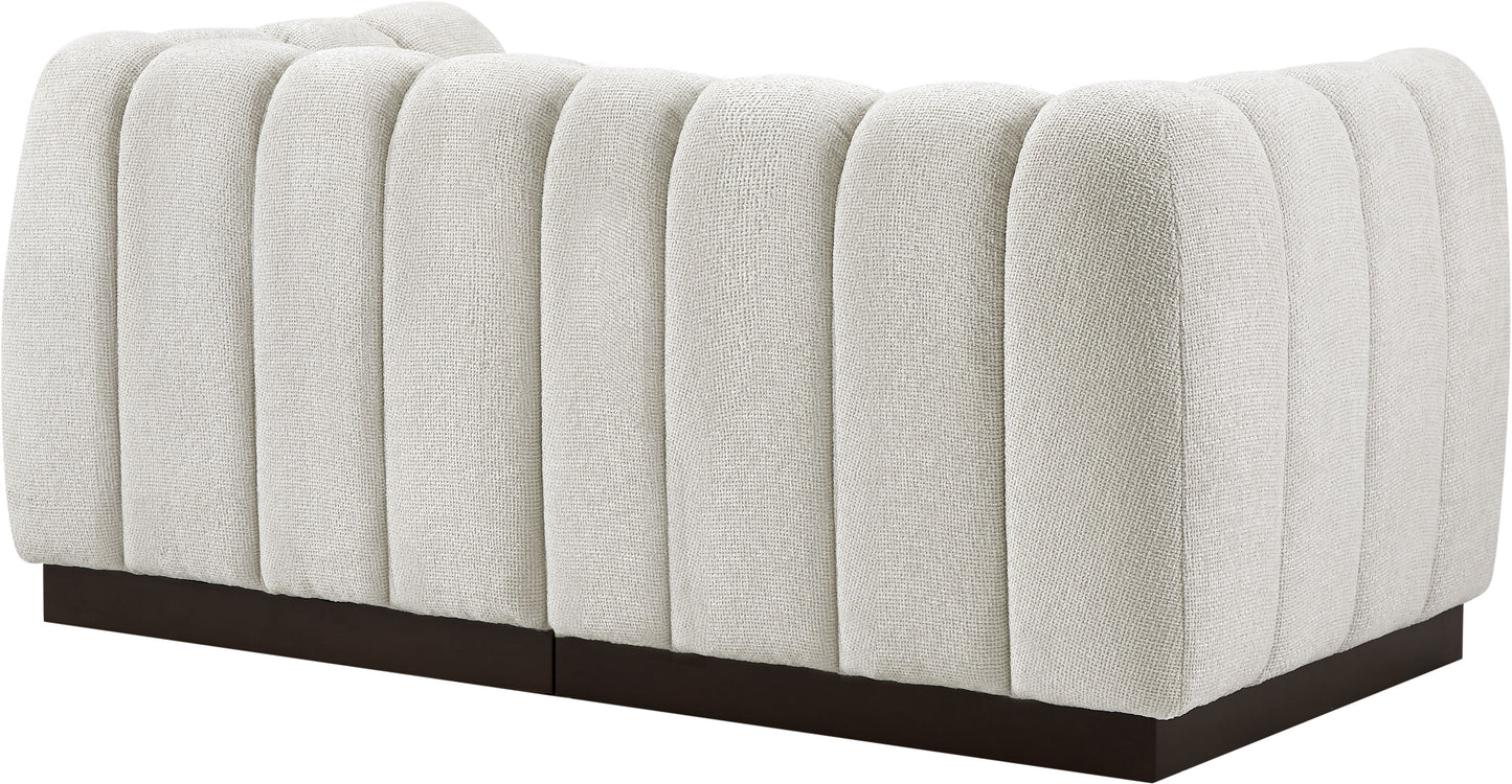 porter cream chenille fabric modular sofa s69