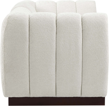 Porter Cream Chenille Fabric Modular Sofa S69