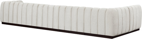 Porter Cream Chenille Fabric Modular Sectional Sec6B