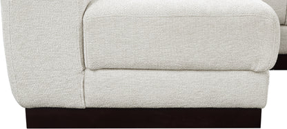 Porter Cream Chenille Fabric Modular Sectional Sec8A