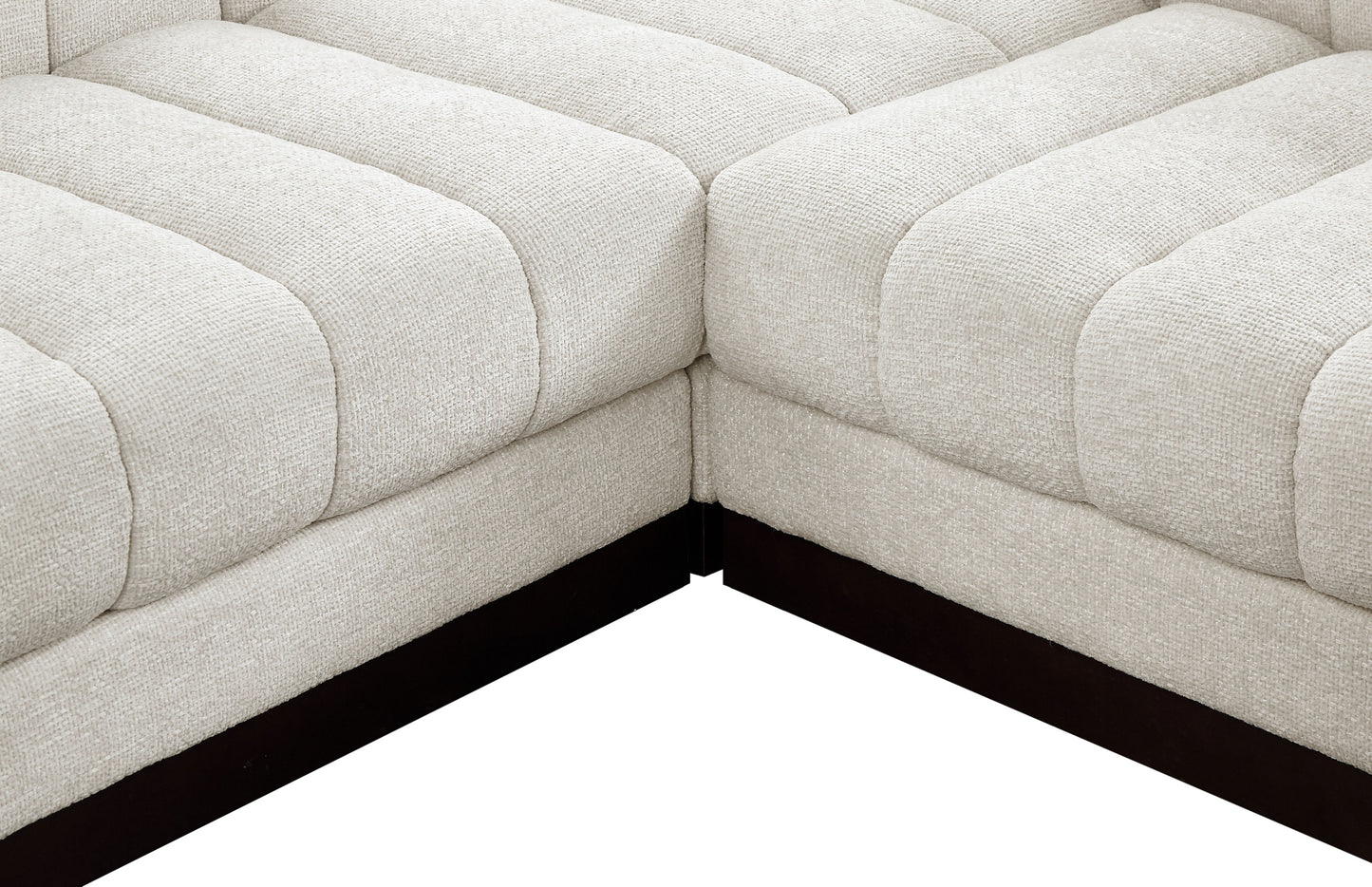 porter cream chenille fabric modular sectional sec8a