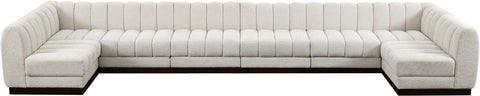 Porter Cream Chenille Fabric Modular Sectional Sec8A