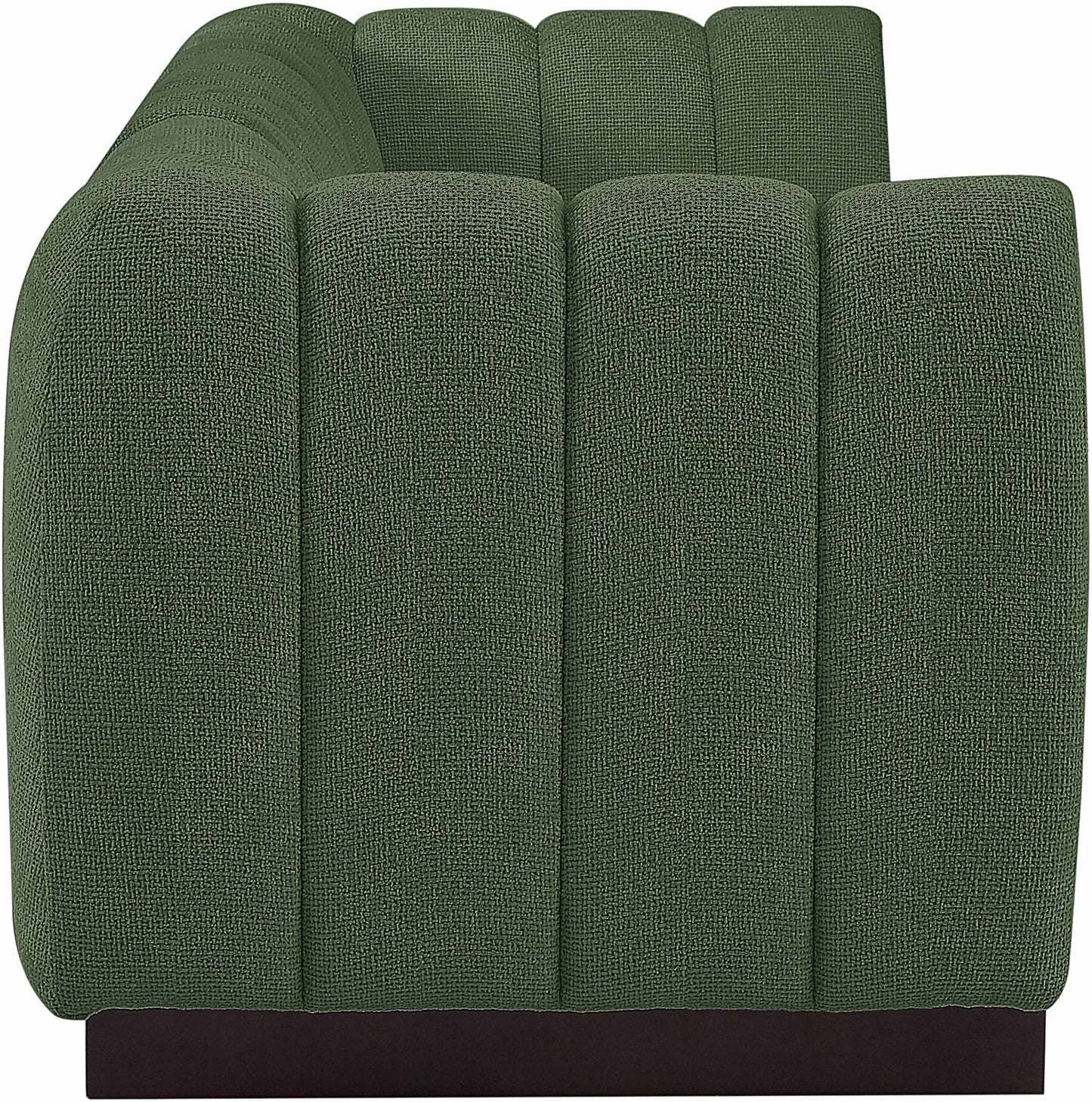 porter green chenille fabric modular sofa s101