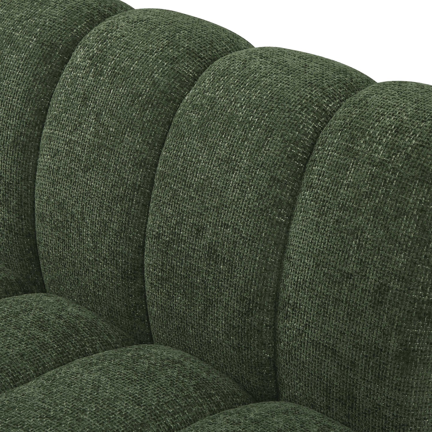 porter green chenille fabric modular sofa s101