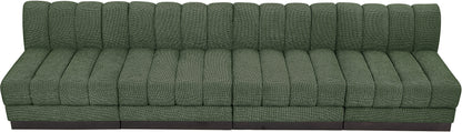 Porter Green Chenille Fabric Modular Sofa S128