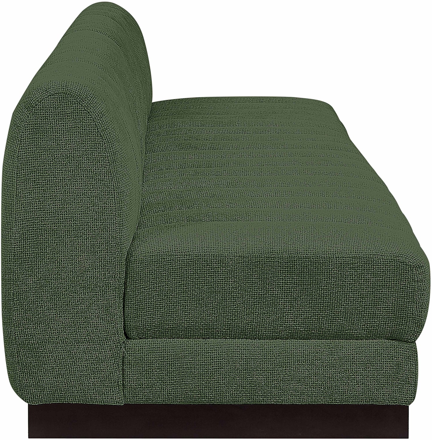 porter green chenille fabric modular sofa s128