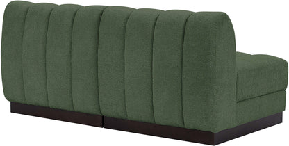 Porter Green Chenille Fabric Modular Sofa S64