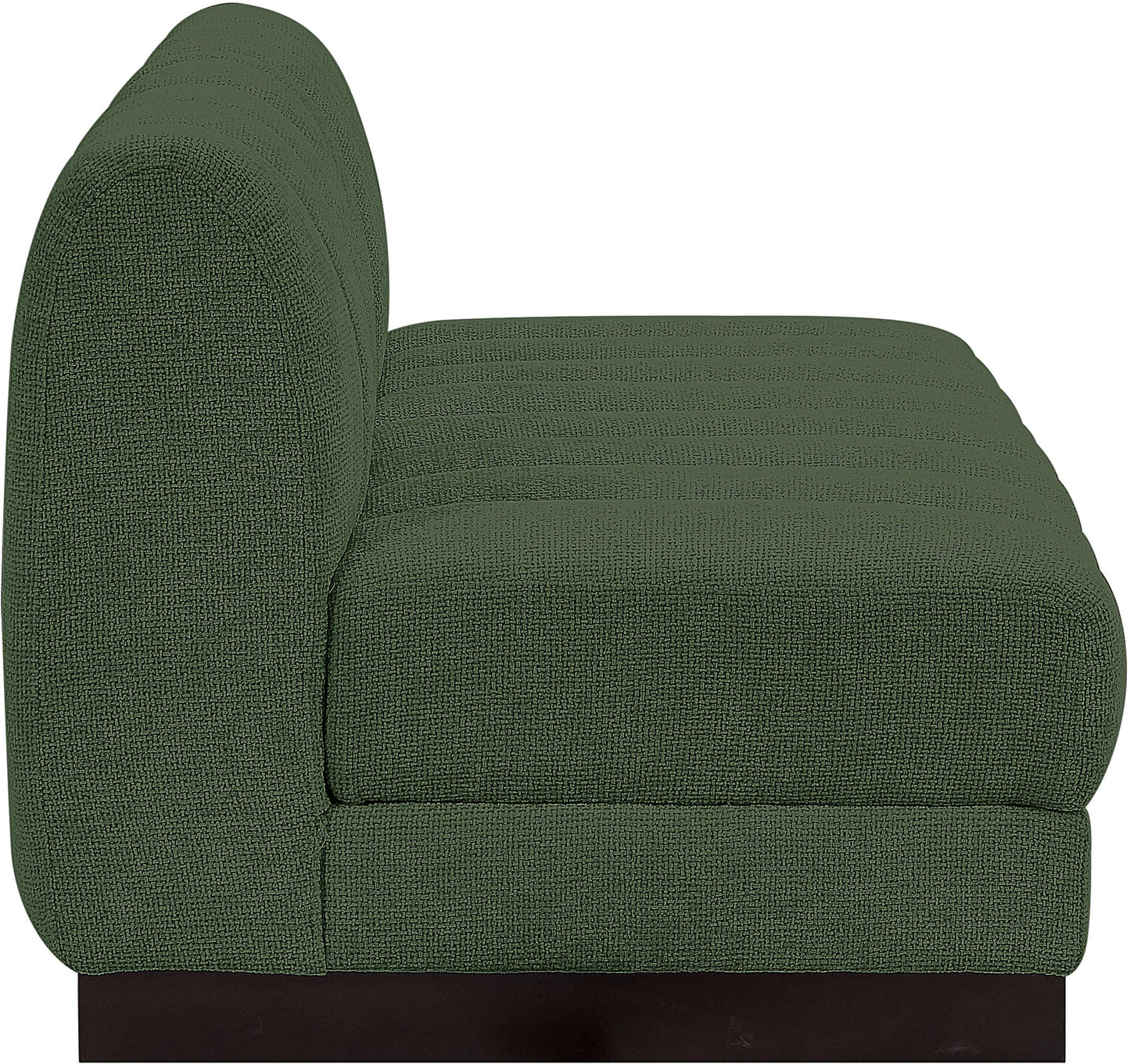 porter green chenille fabric modular sofa s64