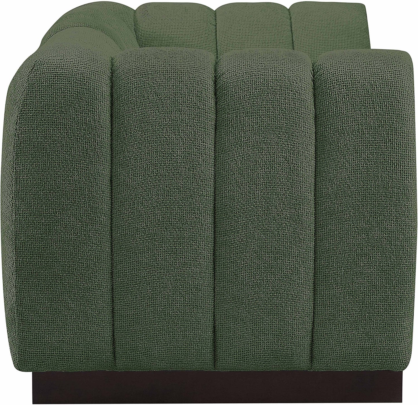 porter green chenille fabric modular sofa s69