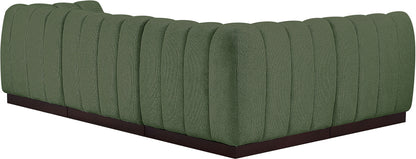 Porter Green Chenille Fabric Modular Sectional Sec4A