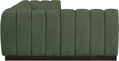 Porter Green Chenille Fabric Modular Sectional Sec4A