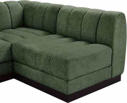 Porter Green Chenille Fabric Modular Sectional Sec4A