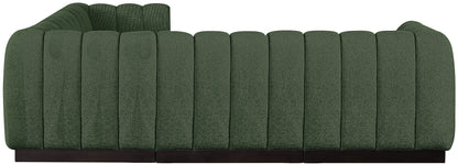 Porter Green Chenille Fabric Modular Sectional Sec5C