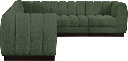 Porter Green Chenille Fabric Modular Sectional Sec6C