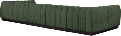 Porter Green Chenille Fabric Modular Sectional Sec7A