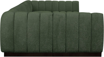 Porter Green Chenille Fabric Modular Sectional Sec7A