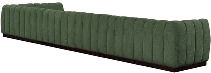 Porter Green Chenille Fabric Modular Sectional Sec7B