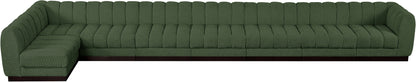 Porter Green Chenille Fabric Modular Sectional Sec8B