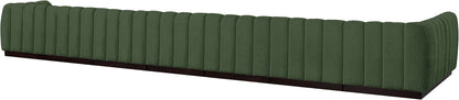 Porter Green Chenille Fabric Modular Sectional Sec8B