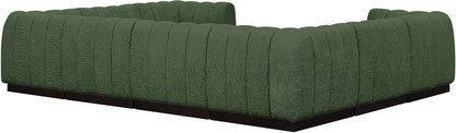 Porter Green Chenille Fabric Modular Sectional Sec8C