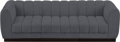 Porter Grey Chenille Fabric Modular Sofa S101