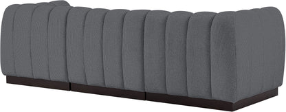 Porter Grey Chenille Fabric Modular Sofa S101