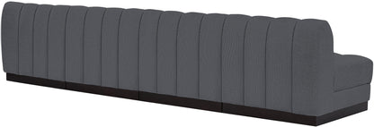 Porter Grey Chenille Fabric Modular Sofa S128