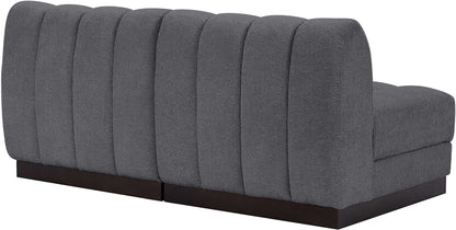 Porter Grey Chenille Fabric Modular Sofa S64