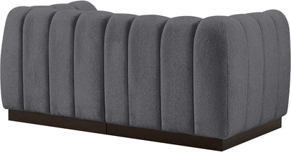 Porter Grey Chenille Fabric Modular Sofa S69