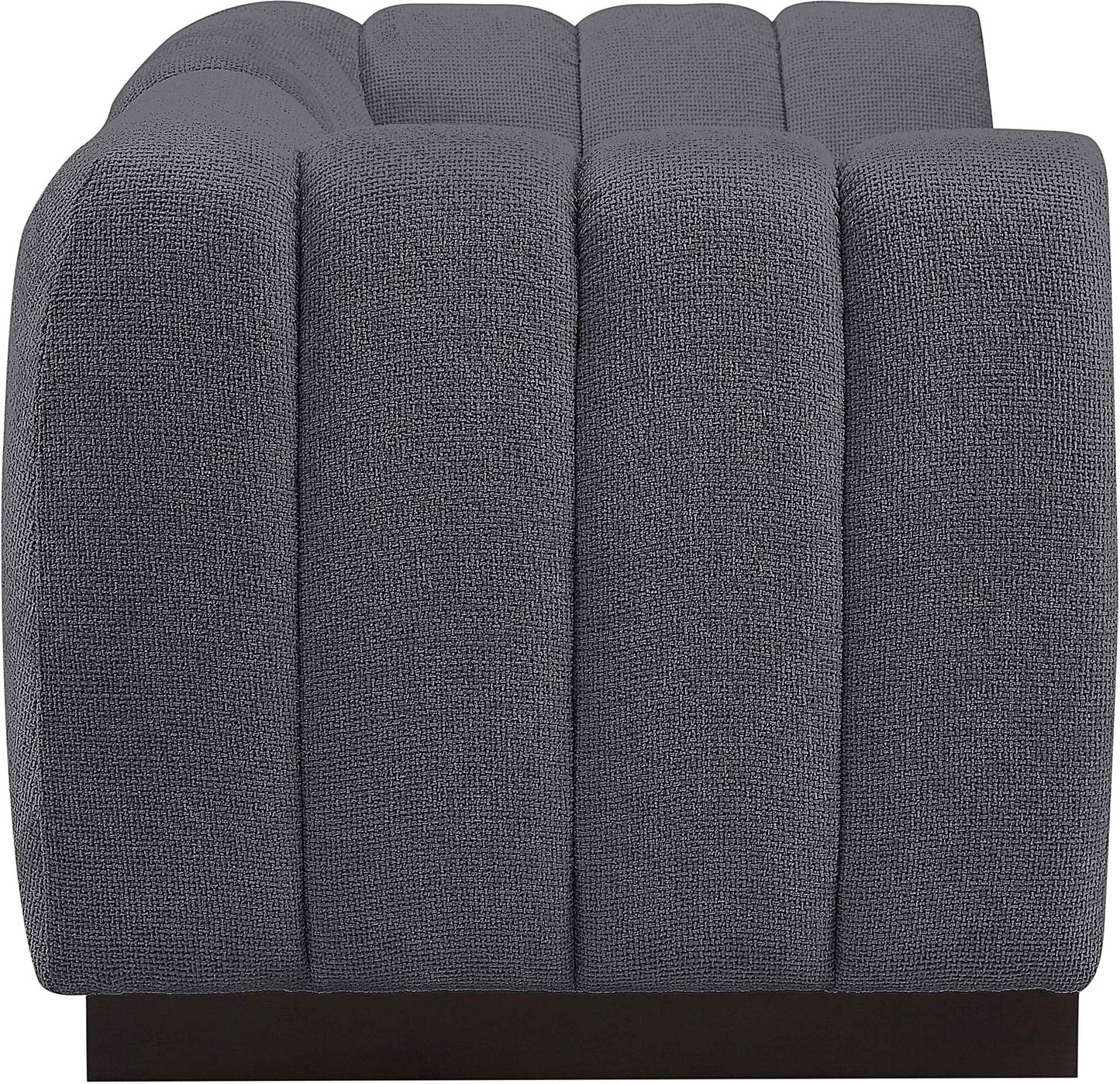 porter grey chenille fabric modular sofa s69