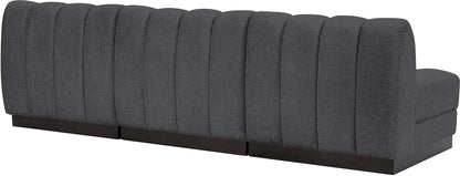 Porter Grey Chenille Fabric Modular Sofa S96