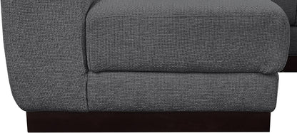 Porter Grey Chenille Fabric Modular Sectional Sec8A