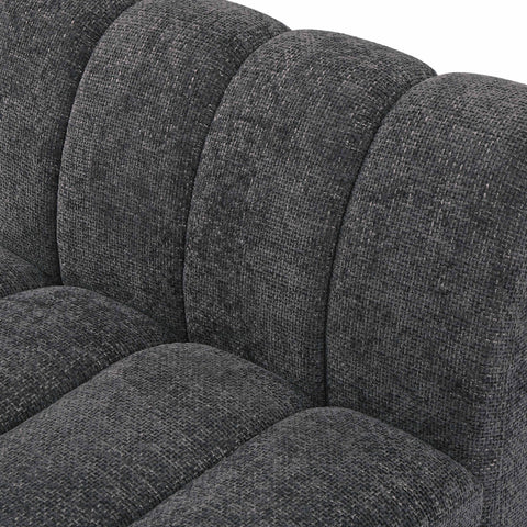 Porter Grey Chenille Fabric Modular Sectional Sec8B