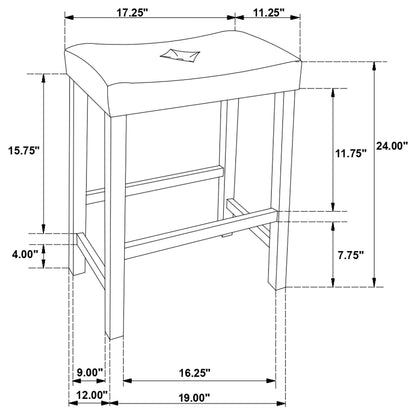 3 Pc Counter Height Dining Set