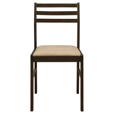 Gemma 3-piece Round Drop Leaf Dining Table Set CappuccinoCappuccino