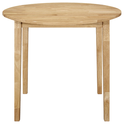Gemma 3-piece Round Drop Leaf Dining Table Set NaturalNatural