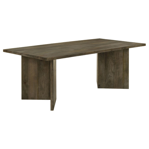 Lydia 80-inch Solid Wood Dining Table Mango BrownMango Brown